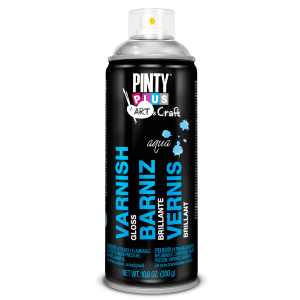 Лак-аэрозоль на водной основе ART&CRAFT глянцевый 400 мл PINTYPLUS