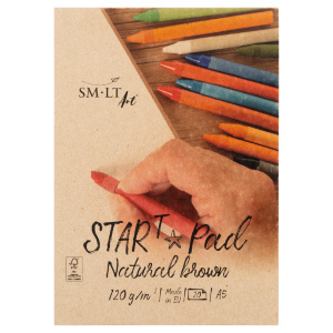 Склейка для эскизов STAR T (Kraft) 120г/м2 20л коричневый SM-LT Art