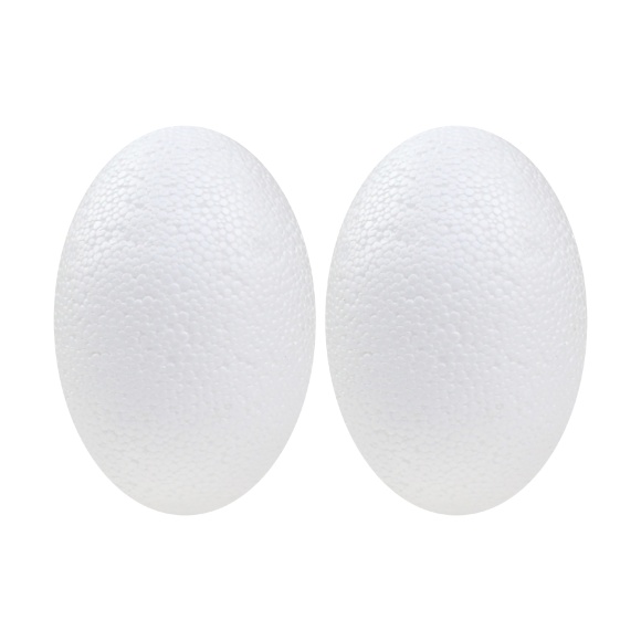Набор пенопластовых яиц, 22см, 2шт.
