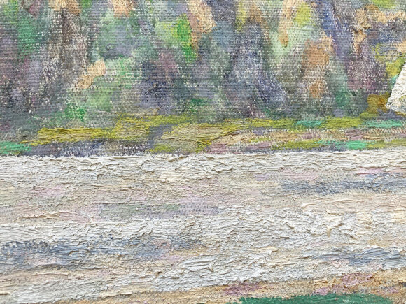 Painting Landscape with a Centaur, artist Alexander Turansky - sold Painting Landscape with a Centaur, artist Alexander Turansky - sold