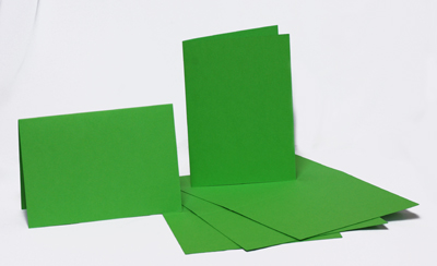 Набор листовочных заготовок 5 шт 10,3×7 см №3 салатовый 220г/м2 ROSA Talent