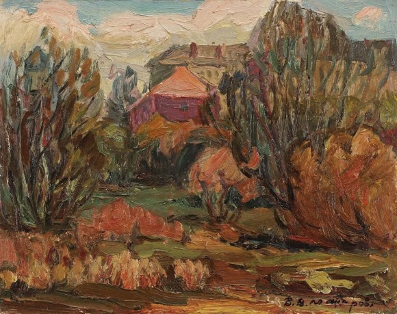 Painting Local landscape, artist Makarov Viktor