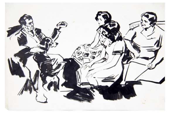 Drawings by Turanskiy Alexander, 7 sheets - sold Drawings by Turanskiy Alexander, 7 sheets - sold