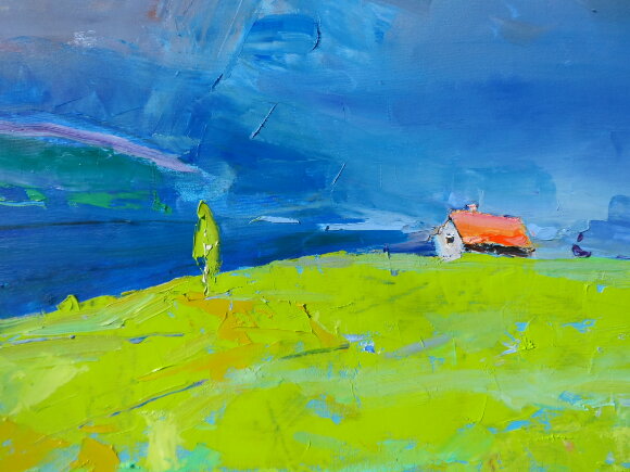 Картина Альпы, художник Дулин Егор