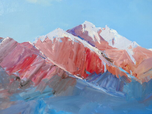 Картина Альпы, художник Дулин Егор