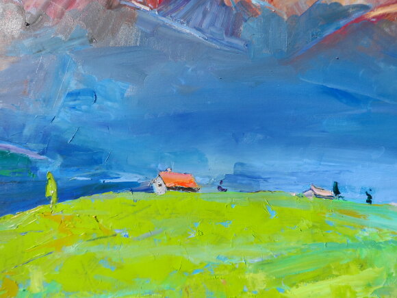 Картина Альпы, художник Дулин Егор