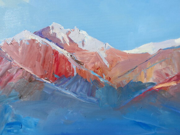 Картина Альпы, художник Дулин Егор