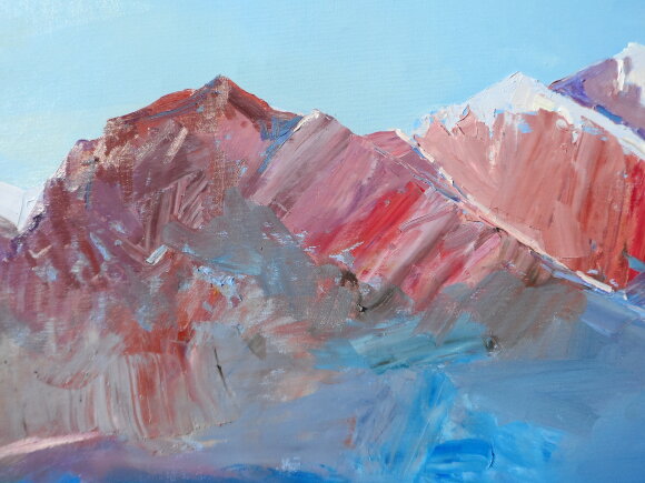 Картина Альпы, художник Дулин Егор