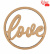 Заготовка надпись „Love“ МДФ 30х30см ROSA TALENT