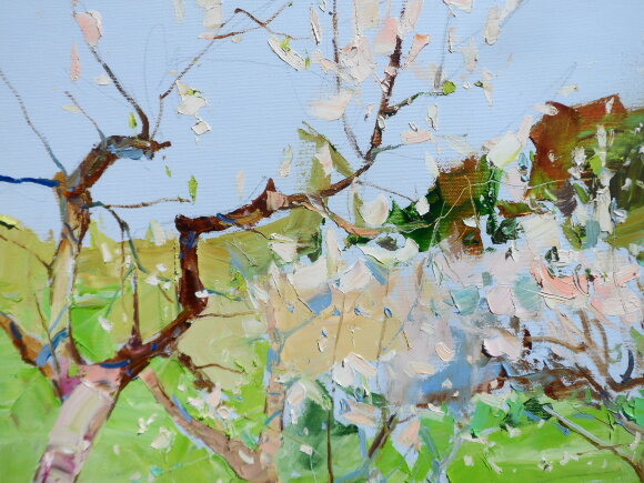 Картина Сад яблонь, художник Дулин Егор