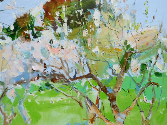 Картина Сад яблонь, художник Дулин Егор