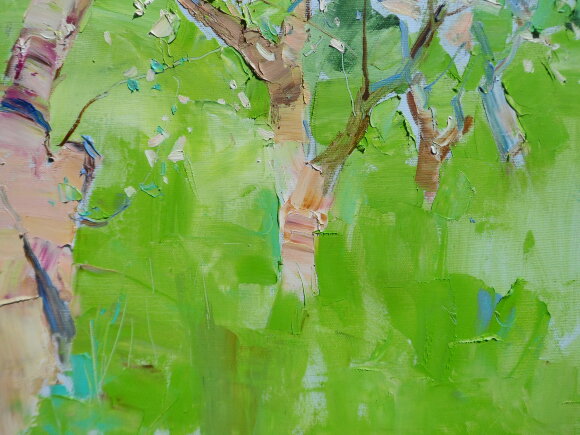 Картина Сад яблонь, художник Дулин Егор