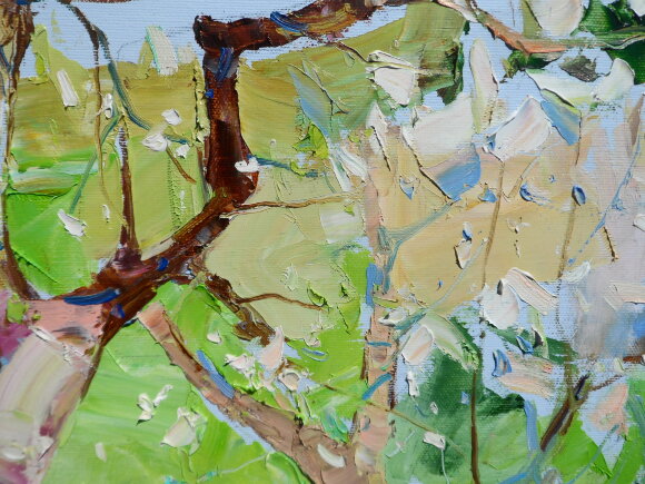 Картина Сад яблонь, художник Дулин Егор