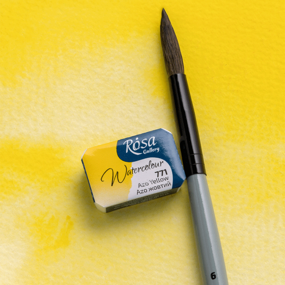 Краска акварельная Хинакридон золотой (735) 2,5мл ROSA Gallery Краска акварельная Хинакридон золотой (735) 2,5мл ROSA Gallery