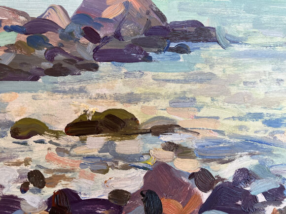 Картина Морський пейзаж, художник Кокін Михайло - продано Картина Морський пейзаж, художник Кокін Михайло - продано