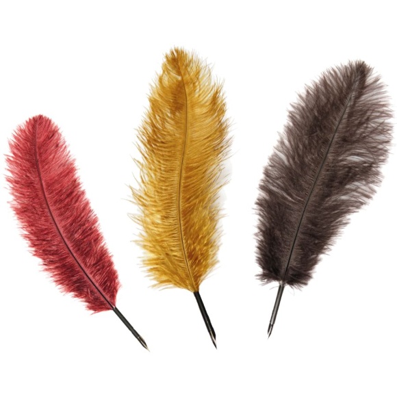 Ручка из пера Quill Pen декоративная цвет в ассортименте Manuscript