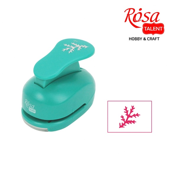 Фигурный дырокол Листочек №2 3,8см ROSA TALENT