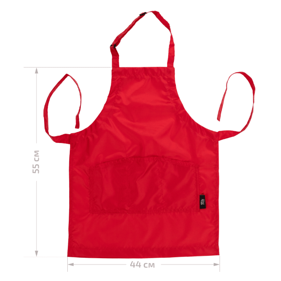 Фартук детский 55х44см красный ROSA Studio Фартук детский 55х44см красный ROSA Studio