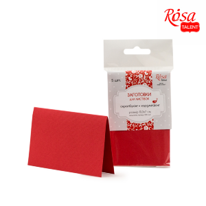 Набор листовочных заготовок 5 шт 10,3×7 см №7 фуксия 220г/м2 ROSA Talent