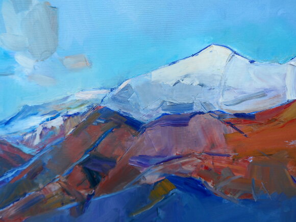 Картина Альпы 2024, художник Дулин Егор