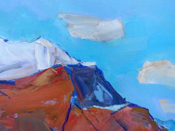 Картина Альпы 2024, художник Дулин Егор