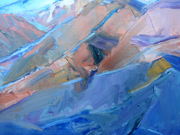 Картина Альпы 2024, художник Дулин Егор