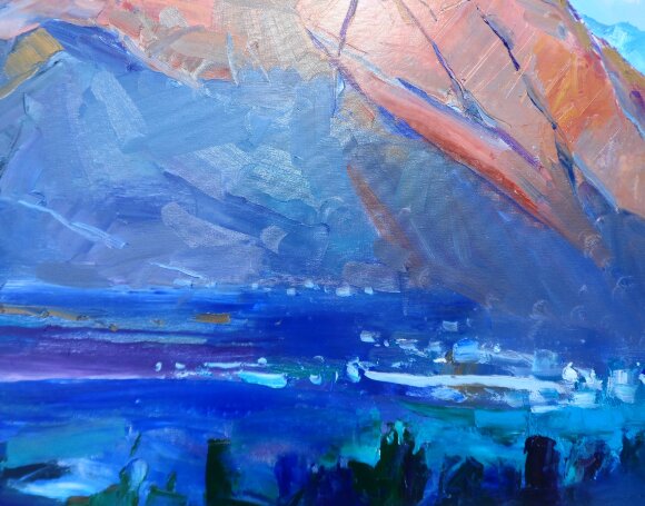 Картина Альпы 2024, художник Дулин Егор