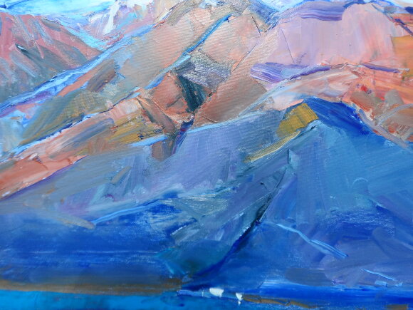 Картина Альпы 2024, художник Дулин Егор