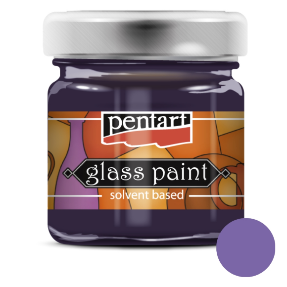 Краска витражная на основе раств. холодной фиксации Зеленая 30мл Pentart Краска витражная на основе раств. холодной фиксации Зеленая 30мл Pentart