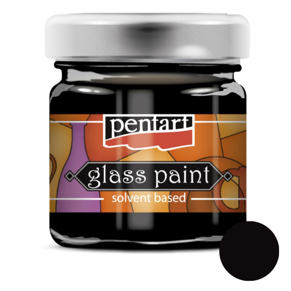 Краска витражная на основе раств. холодной фиксации Зеленая 30мл Pentart Краска витражная на основе раств. холодной фиксации Зеленая 30мл Pentart