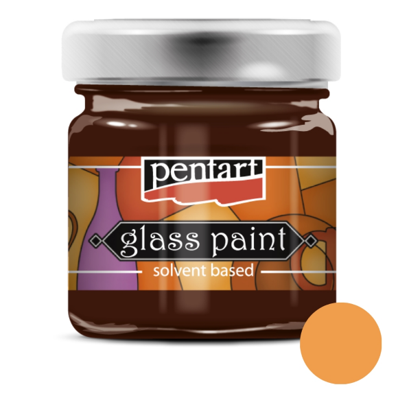 Краска витражная на основе раств. холодной фиксации Зеленая 30мл Pentart Краска витражная на основе раств. холодной фиксации Зеленая 30мл Pentart