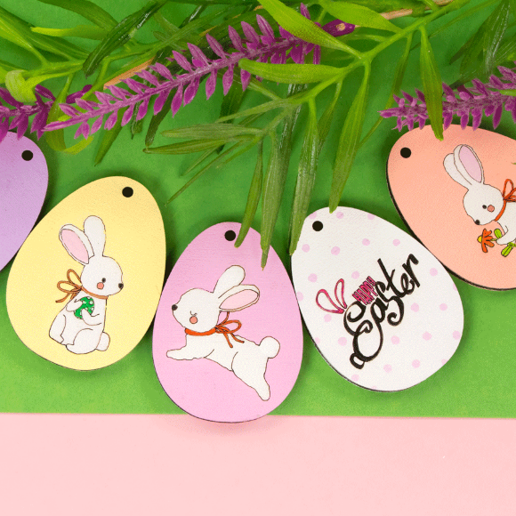 Набор заготовок „Пасха“ №6 фанера 4,5x6см 5шт ROSA TALENT