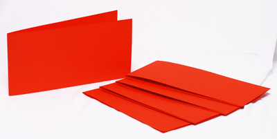 Набор листовочных заготовок 5 шт 15,5×15,5 см №9 красный 220г/м2 ROSA Talent