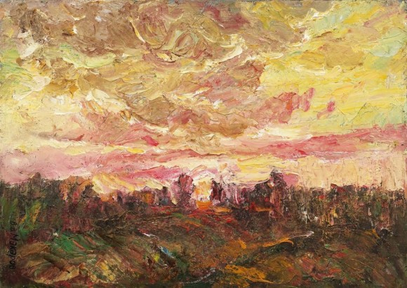 Painting 1986, artist Makarov Viktor