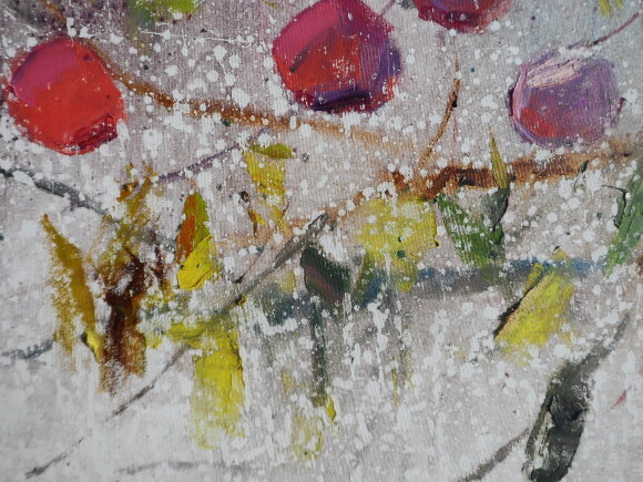 Картина Яблоки, художник Дулин Егор