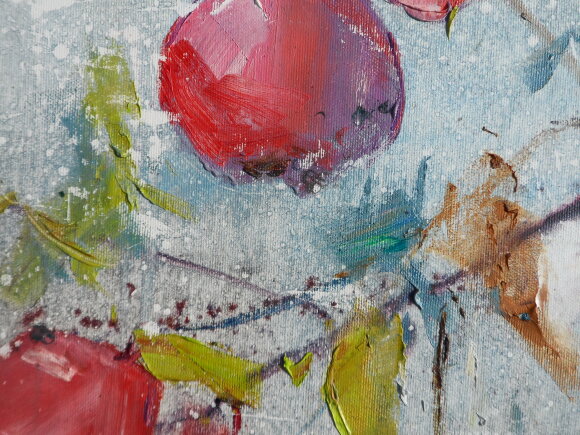 Картина Яблоки, художник Дулин Егор