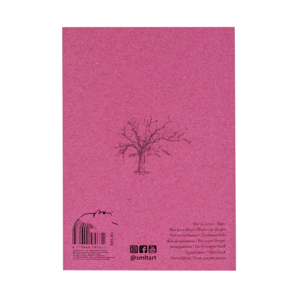 Блокнот-склейка для рисунка AUTHENTIC А5 (14,8х21 см) 120г/м2 60л SM-LT Art Блокнот-склейка для рисунка AUTHENTIC А5 (14,8х21 см) 120г/м2 60л SM-LT Art