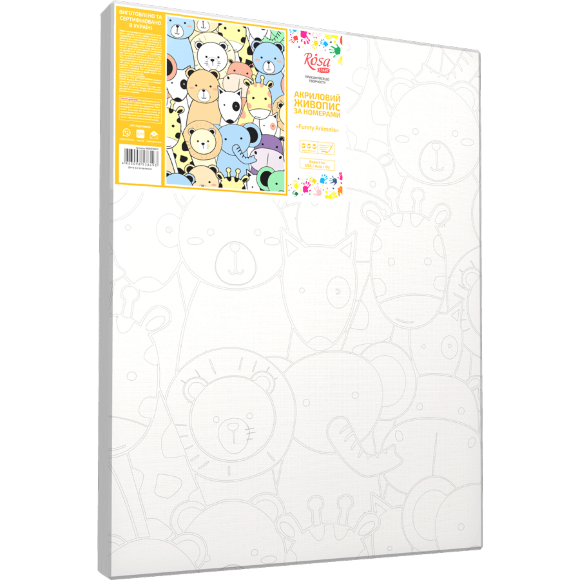 Картина по номерам „Funny Animals“ 35×45см ROSA START Картина по номерам „Funny Animals“ 35×45см ROSA START