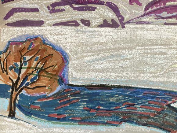 Пастель Камчатка, художник Кокін Михайло Пастель Камчатка, художник Кокін Михайло