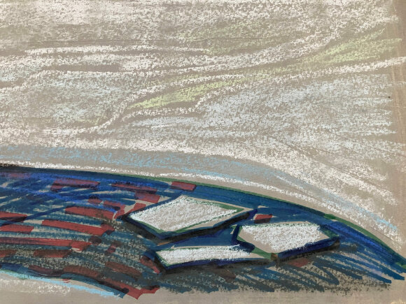 Пастель Камчатка, художник Кокін Михайло Пастель Камчатка, художник Кокін Михайло