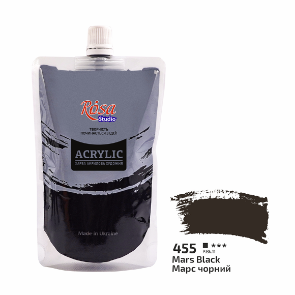 Краска акриловая Бирюзовая (431) 200 мл ROSA Studio