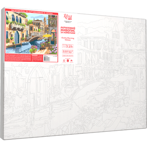 Картина по номерам "Sunny Morning. Venice" 35×45см ROSA START Картина по номерам "Sunny Morning. Venice" 35×45см ROSA START