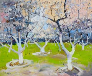 Картина Цветущий сад, художник Дулин Егор