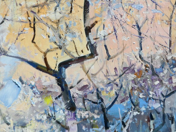 Картина Цветущий сад, художник Дулин Егор