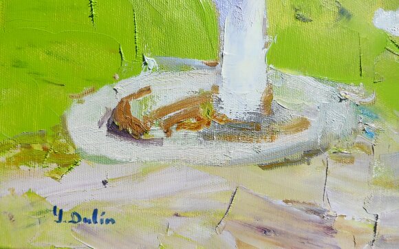 Картина Цветущий сад, художник Дулин Егор