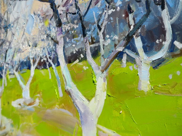 Картина Цветущий сад, художник Дулин Егор