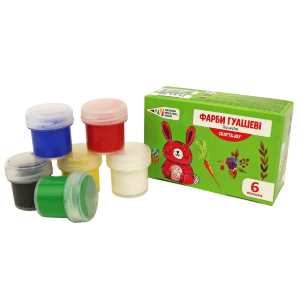 Краски гуашевые CRAFT & JOY 6×10мл ГАММА’UA