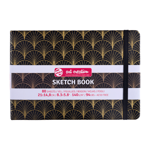 Блокнот для графики Talens Art A5 (13х21см) 140г/м2 80л Art deco Royal Talens