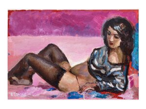 Painting Nude, Natasha, artist Dmitry Korsun Painting Nude, Natasha, artist Dmitry Korsun