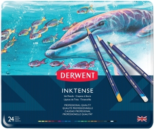 Чорнильні олівці Inktense 24кол Derwent